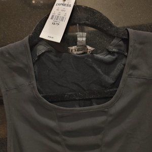 Sexy sheer black shirt from Express
